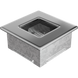 Камінна решітка Kratki нікель 11x11