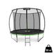 Батут Outtec Premium 8ft (252см) чорно-зелений з внутрішньою сіткою