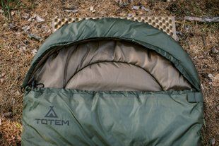 Спальный мешок Totem Hunter XXL кокон левый olive 220/90-55 UTTS-005