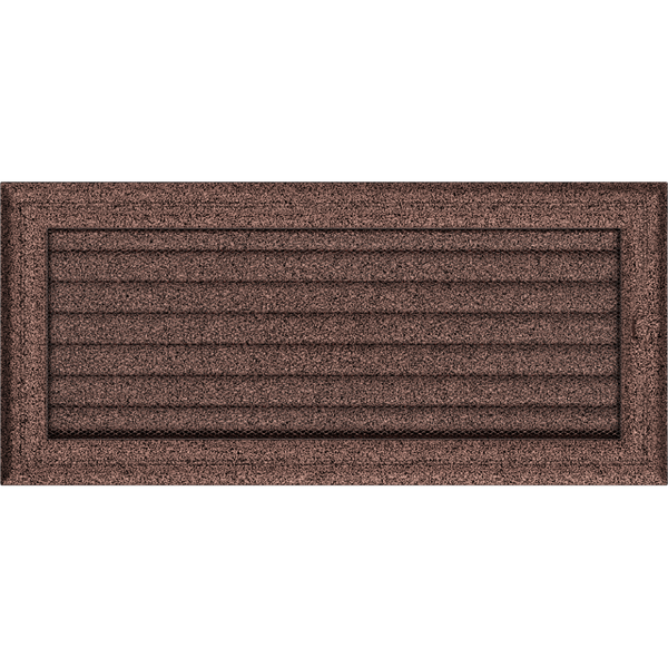 Каминная решетка Kratki Oskar медная крашеная с жалюзи 17x37