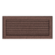 Каминная решетка Kratki Oskar медная крашеная с жалюзи 17x37