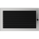 Каминная решетка Kratki шлифованная с жалюзи 22x37