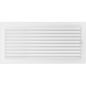 Камінна решітка Kratki біла з жалюзями 22x45