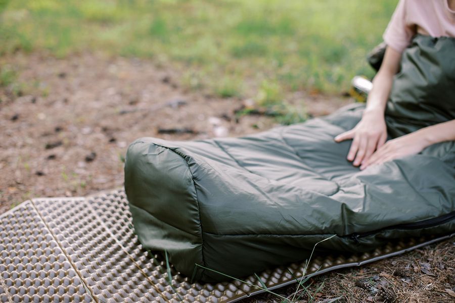 Спальный мешок Totem Hunter XXL кокон правый olive 220/90-55 UTTS-005