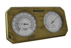 Термогігрометр Greus 26х14 кедр