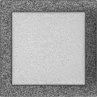 Каминная решетка Kratki черно-серебряная 22x22