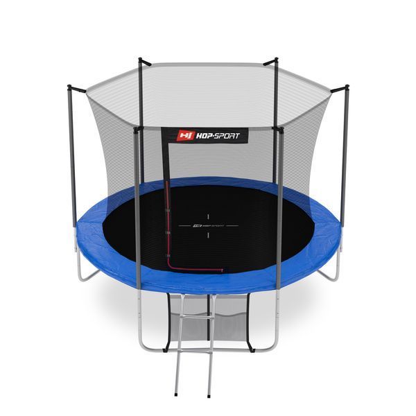 Батут Hop-Sport 10ft (305см) синий с внутренней сеткой