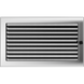 Камінна решітка Kratki нікель з жалюзями 22x37
