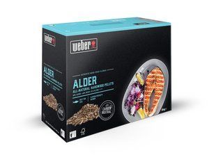 Древесные пеллеты Weber Alder (ольха), 8 кг