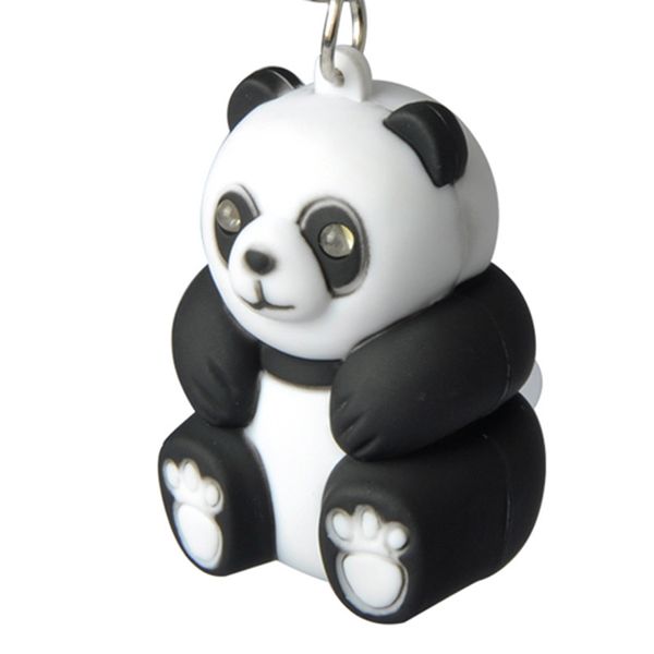 Munkees 1103 брелок ліхтарик Panda LED black-white