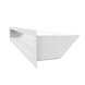 Каминная решетка Kratki LUFT белая 9x60