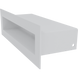 Каминная решетка Kratki TUNEL белая 6x20