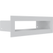 Каминная решетка Kratki TUNEL белая 6x20