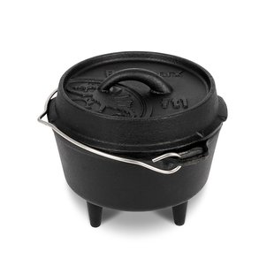 Казан-жарівня чавунна Petromax Dutch Oven ft1 на ніжках 0,9 л