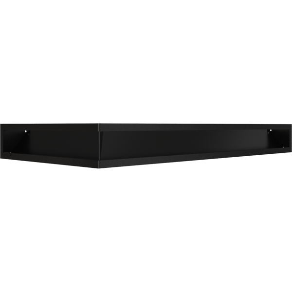 Камінна решітка Kratki LUFT SF кутовий правий чорний 40x80x9