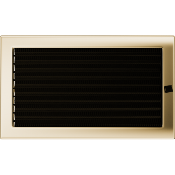 Каминная решетка Kratki позолоченная с жалюзи 22x37