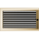 Каминная решетка Kratki позолоченная с жалюзи 22x37
