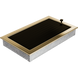 Каминная решетка Kratki позолоченная с жалюзи 22x37
