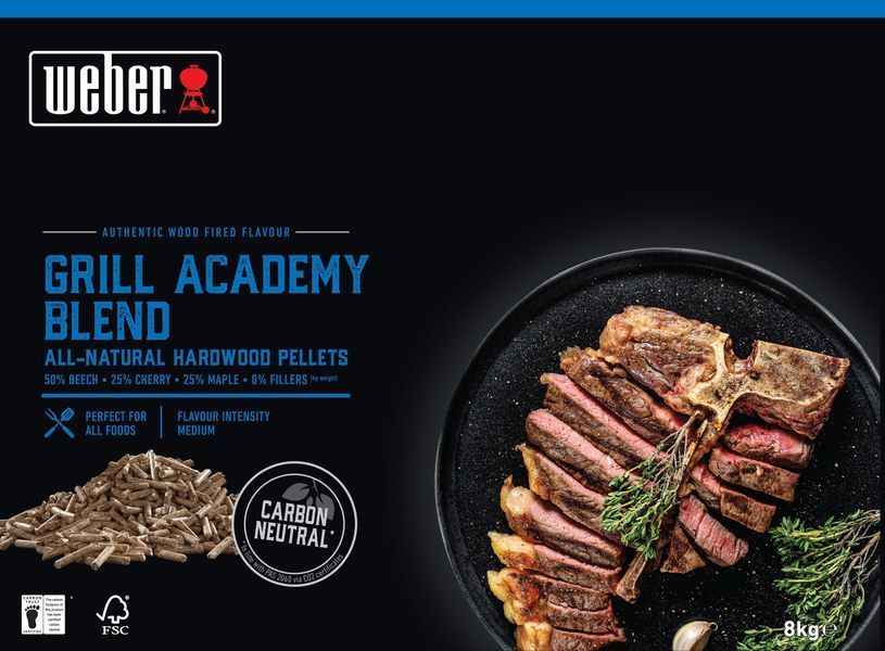 Древесные пеллеты Weber Grill Academy Blend, 8 кг