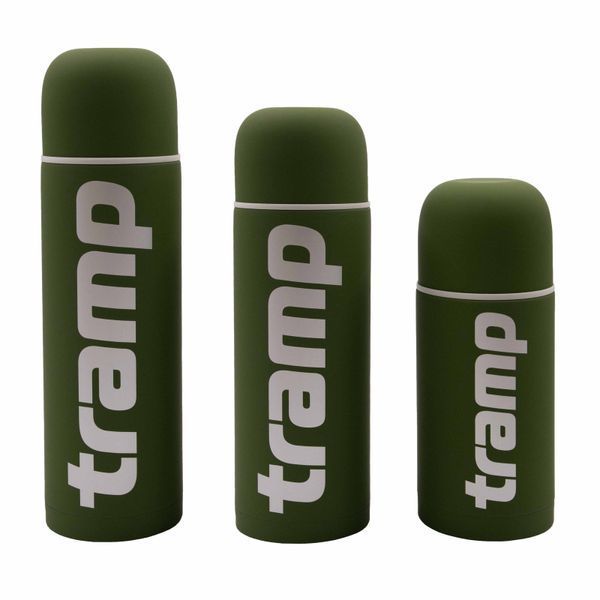 Термос TRAMP Soft Touch 1,2 л, Хаки