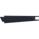 Каминная решетка Kratki LUFT угловой левый графитовый 80x40x9