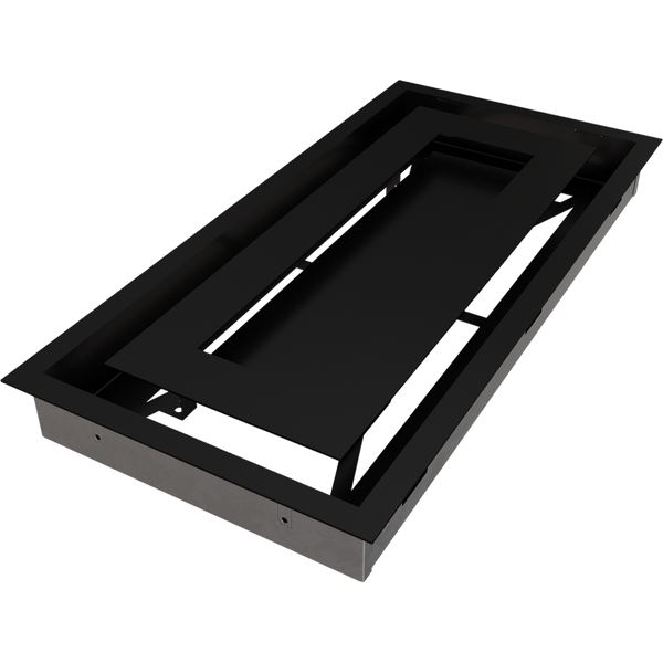 Камінна решітка Kratki WIND чорна 22x45