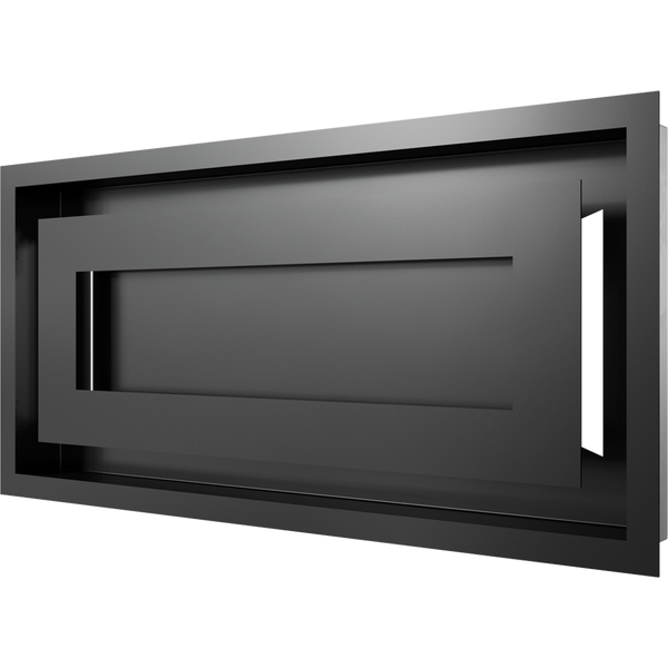 Камінна решітка Kratki WIND чорна 22x45