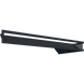 Каминная решетка Kratki LUFT SF угловой левый графитовый 80x40x9