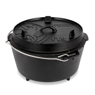 Казан-жарівня чавунна Petromax Dutch Oven ft9 на ніжках 7,5 л