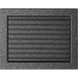 Каминная решетка Kratki черно-серебряная с жалюзи 22x30