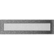 Каминная решетка Kratki черно-серебряная 11x42