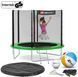 Батут Hop-Sport 8ft (244см) зеленый с внешней сеткой