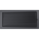 Камінна решітка Kratki графітова з жалюзями 22x45