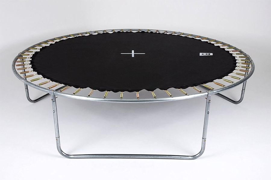 Батут Hop-Sport 8ft (244см) зеленый с внешней сеткой