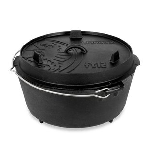 Казан-жарівня чавунна Petromax Dutch Oven ft12 на ніжках 10,8 л