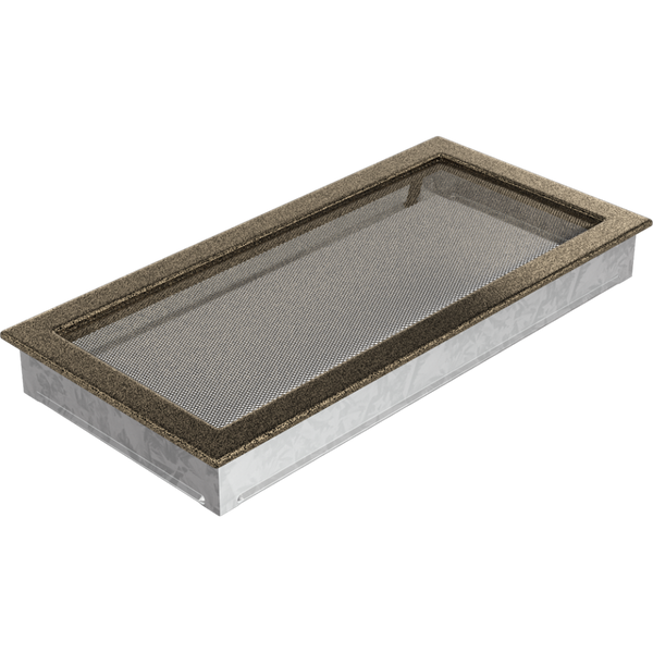 Камінна решітка Kratki чорно-золота 22x45