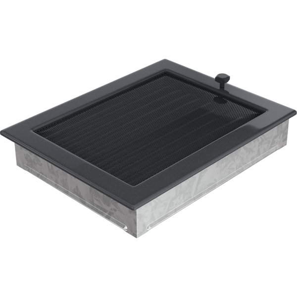 Каминная решетка Kratki графитовая с жалюзи 22x30