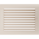 Камінна решітка Kratki кремова з жалюзями 22x30