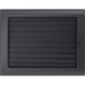 Каминная решетка Kratki графитовая с жалюзи 22x30