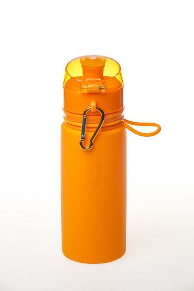 Бутылка TRAMP силиконовая 500мл, Оранжевый