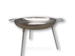 Сковорода (Диск) для пікніка з нержавіючої сталі (45см.)