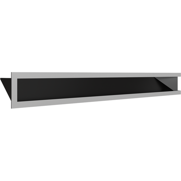 Камінна решітка Kratki LUFT SF кутовий лівий шліфований 80x40x9