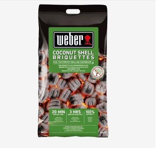 Брикеты из кокосовой стружки, Weber